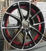 Custom Red Rim Lightweight Concave Aluminum Car Wheels - Image 2