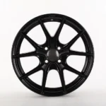 Custom R 17 18 19 20 21 Inch Alloy Forged 10j 5X112 Wheels Matt Black - Image 2