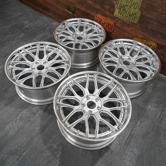Custom 17inch Split 3 Piece Forged Wheels Et35-48