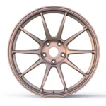 Customizable Premium Bronze/Golden Alloy Wheel Hub Rim Spoke - Image 2