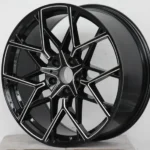 Customized Forged 5 Holes Black Painting Wheel Rim with 6061-T6 Aluminum Alloy - Image 4