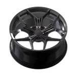 Customized 19 Inch 5X114.3 Forged Bright Black Alloy Rims - Image 2