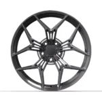 Customized 19 Inch 5X114.3 Forged Bright Black Alloy Rims - Image 3