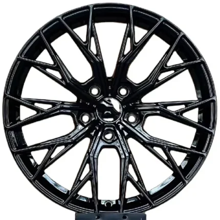 Customized Multispoke 20inch 5*114.3 Black Machine Face Aluminum Forged Alloy Passenger Car Wheels