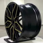 Custom Yellow Spokes 5*108/120 17-24inch Milled Letter Rims for BMW
