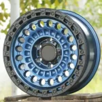 Durable 6 Holes Gunmetal Black Painting off-Road Car Wheel for 4X4 SUV - Image 4