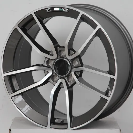 Factory Sale 5 Holes Aluminum Alloy Black Machined Car Wheel
