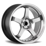 High Quality 5 Holes Rays Style Car Wheel Rim Silver Black Bronze - Image 2