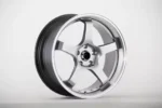High Quality 5 Holes Rays Style Car Wheel Rim Silver Black Bronze