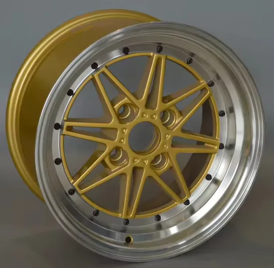 Fashion Aftermarket Auto Car Alloy Rim 15inch 4X100 Casting Aluminum Alloy Wheels