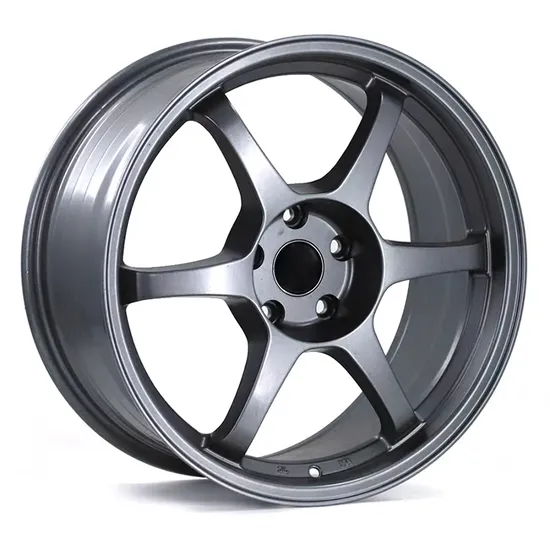 Flow Form Rims 15X6.5 Inch 4 Holes 6 Spokes Casting Wheels Lightweight Performance Racing Alloy Rims Passenger Car Wheels Tires
