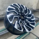 Flow Formed 6 Holes Black Machined Face Aluminum Alloy Car Rims - Image 2