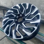 Flow Formed 6 Holes Black Machined Face Aluminum Alloy Car Rims - Image 3