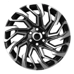 Flow Formed 6 Holes Black Machined Face Aluminum Alloy Car Rims - Image 4