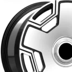 Forged Black Polished Machined Face AMG Car Wheel Rims