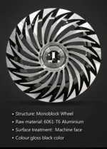 Forged Custom Racing Car Wheel Rim - Aftermarket Performance - Image 2