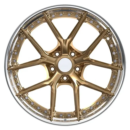 Golden 5X112 5X114.3 Aluminum Alloy Car Rims Wheels