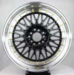 Golden Rivets Deep Dish 4X100 14 15 16 17 Inch Wheels 5X120 4 Hole 5 Hole Car Rims 5X114.3 Alloy Rim - Image 3