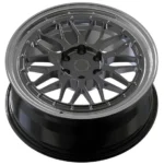 Gunmetal 5/6 Holes Hyper Black Aluminum Alloy Car Wheel Rims - Image 3
