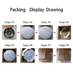 Gunmetal 5/6 Holes Hyper Black Aluminum Alloy Car Wheel Rims - Image 4