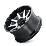 Heavy-Duty 20-Inch Truck Wheels with Reinforced Structure and Matte Black Finish - Image 3