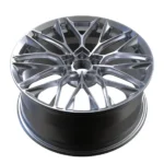 High Perfomance 5 Holes Black Silver Painting Pretty Aluminum Alloy Car Wheel - Image 3