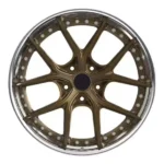 High Performance Two-Piece Forged Car Wheel Customized Color 5 Holes Aluminum Alloy Car Wheel - Image 2
