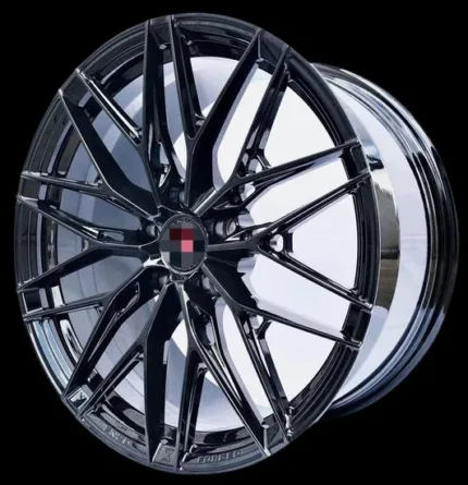 High Perfprmance Black Color 5 Holes 17 18 19 Inch Car Wheel Rims in Stock