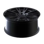 5 Holes Matte Black Flow Formed Alloy Car Rims High Quality - Image 3