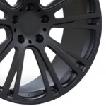 5 Holes Matte Black Flow Formed Alloy Car Rims High Quality - Image 4
