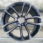 High Strength 5 Holes Black Machined Alloy Wheel for Car