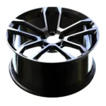 High Strength 5 Holes Black Machined Alloy Wheel for Car - Image 3