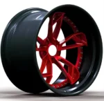 Hot Sale Brushed Red Spokes Alloy Forged Electric Motorcycle Wheel Rims