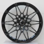 Hot Sell 5 Holes Aluminum Alloy Black Machined Car Wheel Rim - Image 3