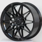 Hot Sell 5 Holes Aluminum Alloy Black Machined Car Wheel Rim - Image 4