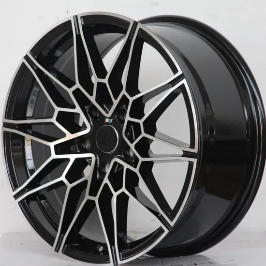 Hot Sell 5 Holes Aluminum Alloy Black Machined Car Wheel Rim