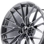 Hyper Black Painting Color R18 Size Aftermarket Car Wheel Rim - Image 2