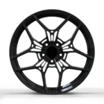 Hyper Black Spoke Aluminum Alloy Car Wheel for Mainstream Car - Image 4