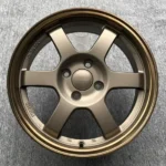 Lexury Hot Golden Full Painting Car Mag 8X100/114.3 4X114.3 14 15 17 Inch Alloy Rims for Sale