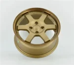 Lexury Hot Golden Full Painting Car Mag 8X100/114.3 4X114.3 14 15 17 Inch Alloy Rims for Sale - Image 3