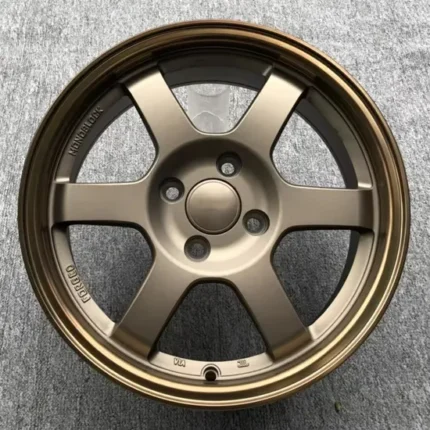 Lexury Hot Golden Full Painting Car Mag 8X100/114.3 4X114.3 14 15 17 Inch Alloy Rims for Sale