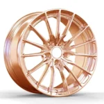 Luxury Golden Auto Parts Alloy Car Rims Wheels Aftermarket Chrome Wheels for Mercedes & BMW - Image 3