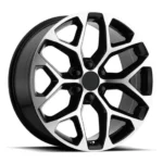 Machined Face Black Truck Alloy Wheel Rim 22X9 22X10 24X10 Forged - Image 2