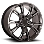 Machined Face Black Truck Alloy Wheel Rim 22X9 22X10 24X10 Forged