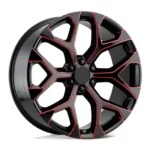 Machined Face Black Truck Alloy Wheel Rim 22X9 22X10 24X10 Forged - Image 3