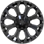 Matt Black Machine Face 4X4 Aluminum Alloy Car Wheel Rims off-Road Wheel Rims - Image 2