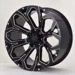 Matt Black Machine Face 4X4 Aluminum Alloy Car Wheel Rims off-Road Wheel Rims