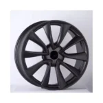 Matte Black Bronze 5-Hole Multi-Spoke Aluminum Car Wheel - Image 2