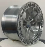 Monoblock Forged 5 Holes Silver Polished Alloy Wheel Rims - Image 2