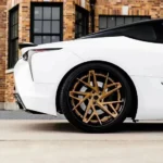 New Car Alloy Wheel Golden Spoke Hub 17/18/19inch 5*112 6*139.7 Rim Wheel - Image 2